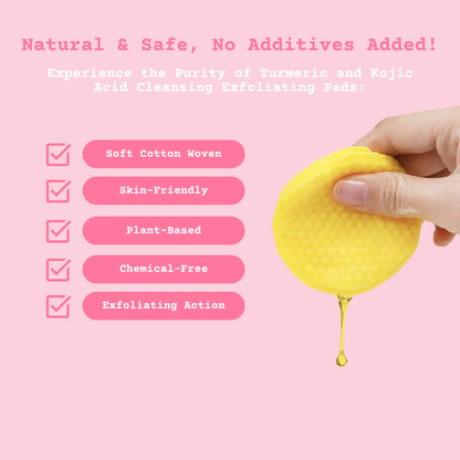 Ayur Cleaning Pads: Turmeric & Kojic Acid