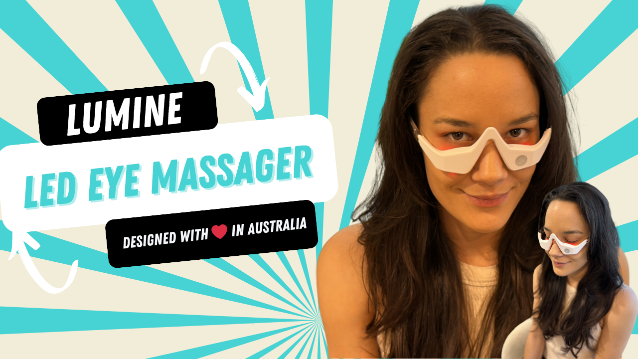 Load video: Lumine Eye Massager - How to Use